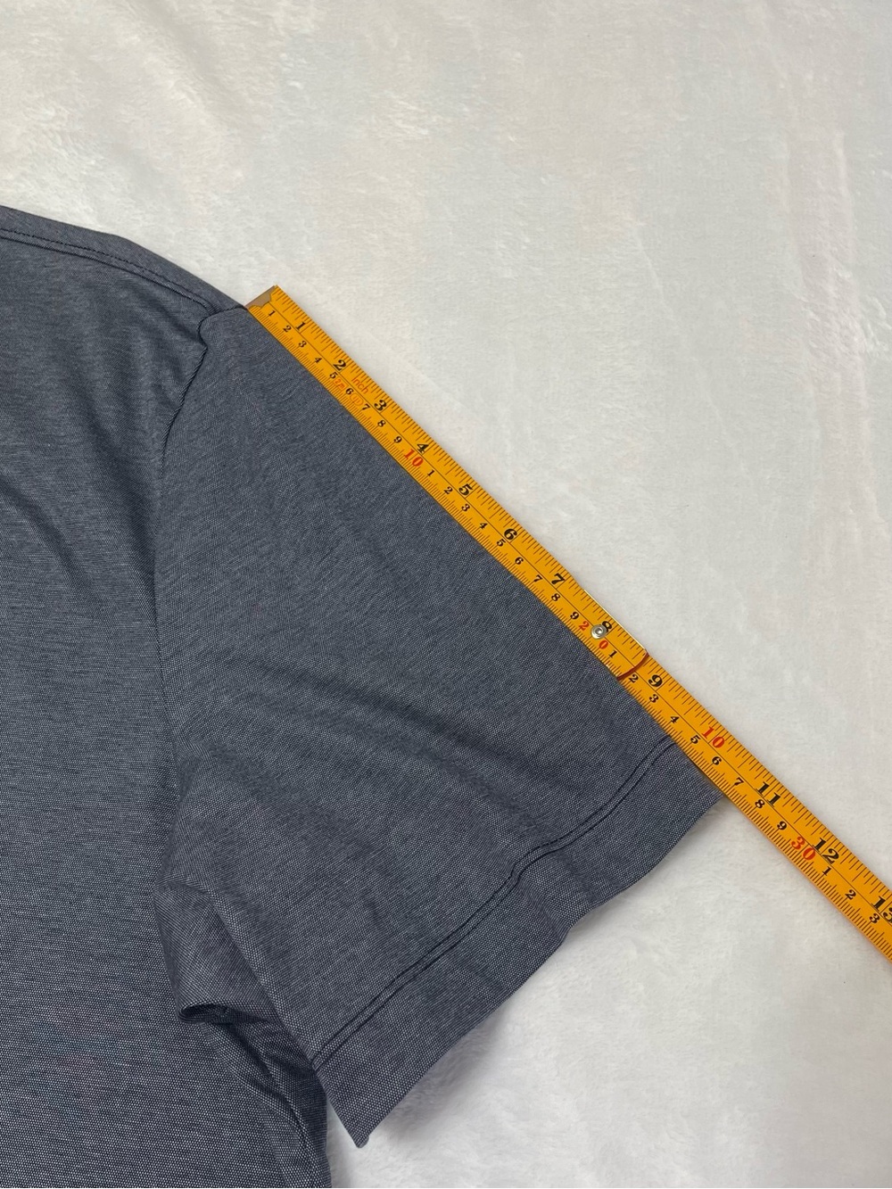 UNTUCKit Men's "Van Der Heyden" Short Sleeve Polo Gray Blue XX-Large 100%Cotton - Picture 10 of 10